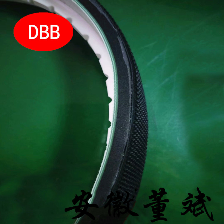 PVC皮带表面加不带布海绵表面再加弹力布