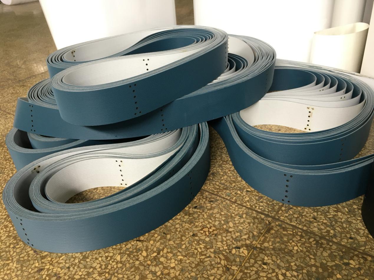 2.2厚墨绿PU直条纹