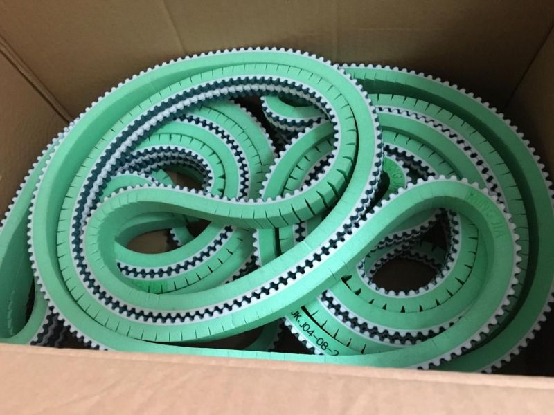 进口齿绿布8MPU带表面加绿进口PU泡棉，去齿加导条