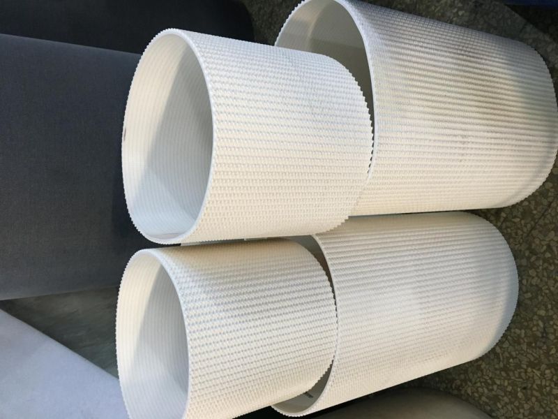 5.0白色PVC爬坡带