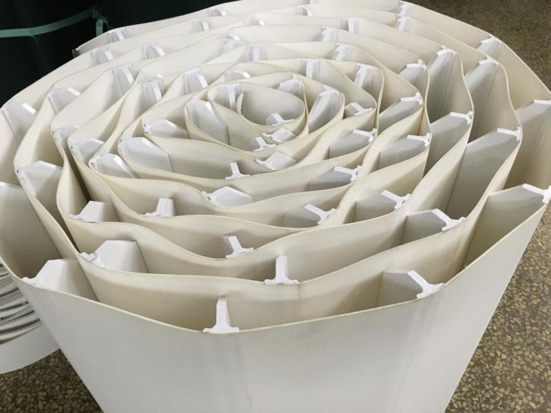 输送带加白PVC倒角挡板