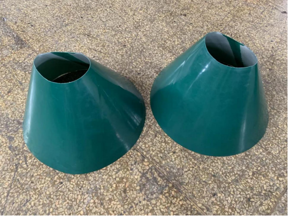 0.9墨绿PU转弯机皮带